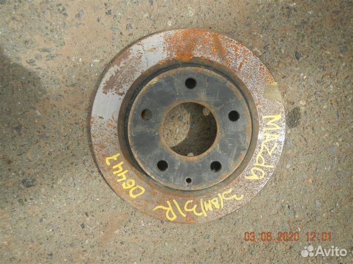 Диск тормозной задний Mazda Mazda 3 (BM) 2013-2016