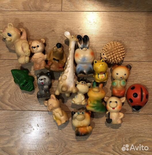 Игрушки резиновые детские СССР