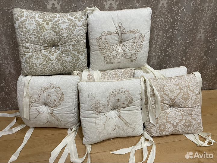 Подушка бортики на кровать