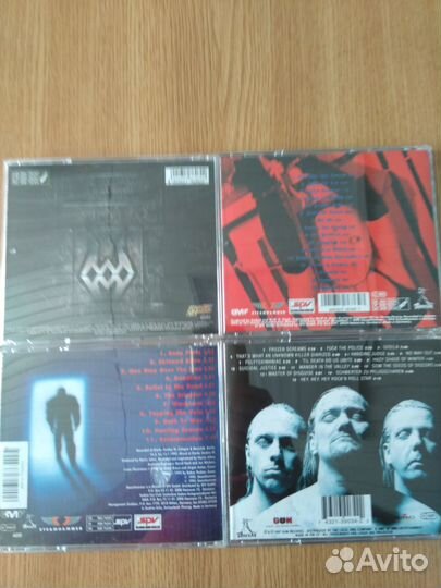 CD - компакт диски группы Sodom