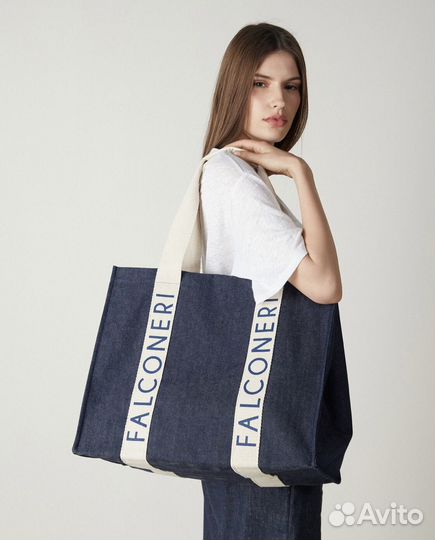 Джинсовая сумка Falconeri