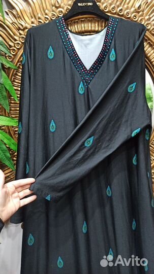 Длинное платье 54р etro италия эластан