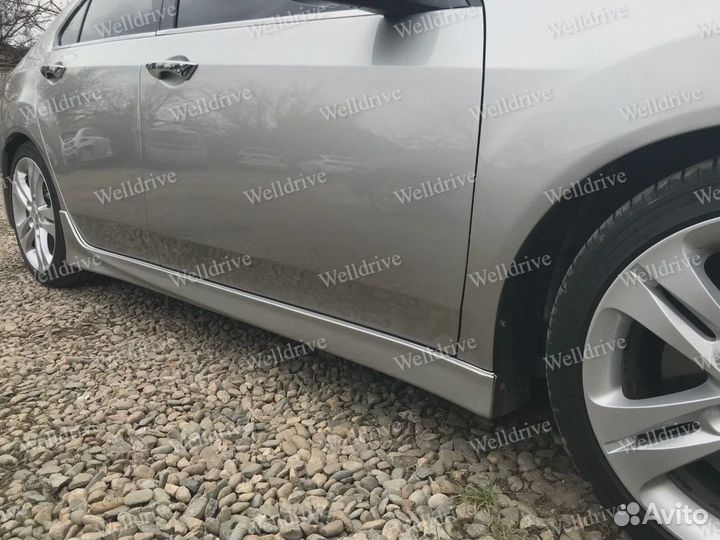 Накладка на порог Honda Accord 8 Type S тюнинг