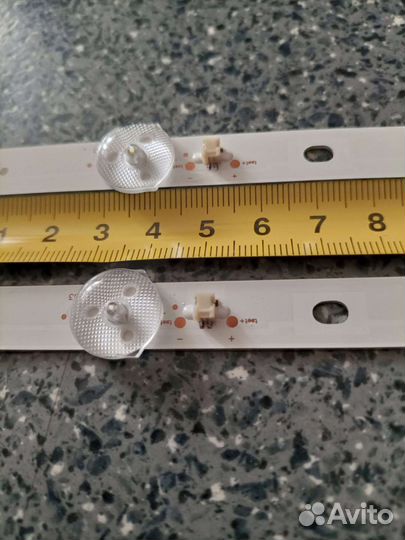 Новые LED планки для тв HL-00320A30-0601S 2 Х 6LeD