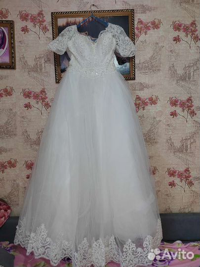 Пышное свадебное платье