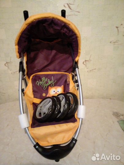 Коляска для кукол demi star