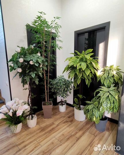 Искусственное дерево растения для интерьера