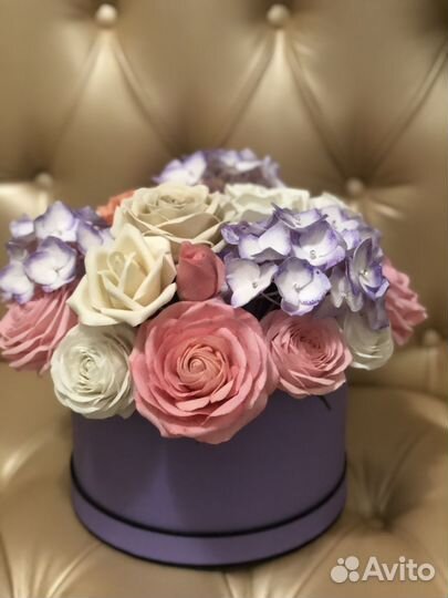 Цветы из холодного фарфора