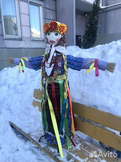 Кукла Масленица (ручная работа) 120 см
