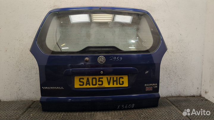 Подсветка номера Opel Zafira A, 2005