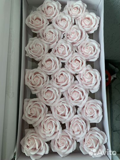 Розы из мыла