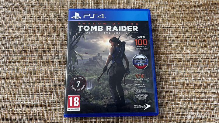 Tomb raider definitive edition ps4 диск