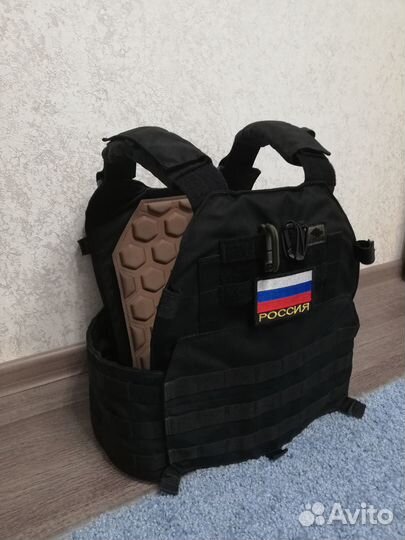 Бронежилет плитник от ars arma 6094 черный