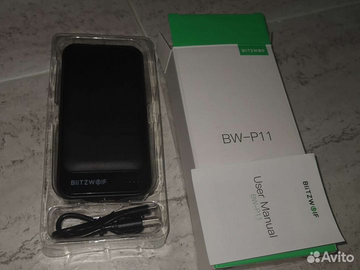 Внешний аккумулятор blitzwolf p11. 20000ма