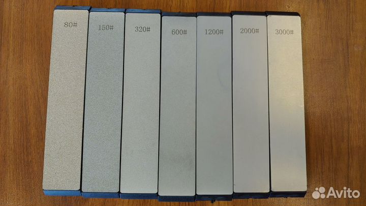 Комплект (6шт) алмазных брусков BIG (3см шириной)