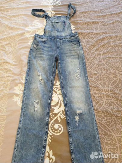 Комбинезон джинсовый для девушек размер S