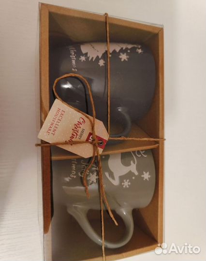 Подарочный набор новогодних кружек