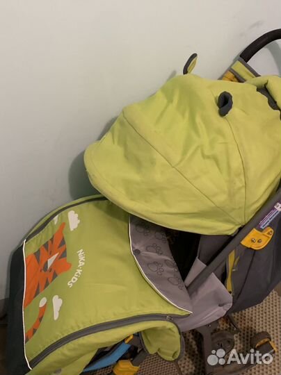 Детские санки коляска с колесами