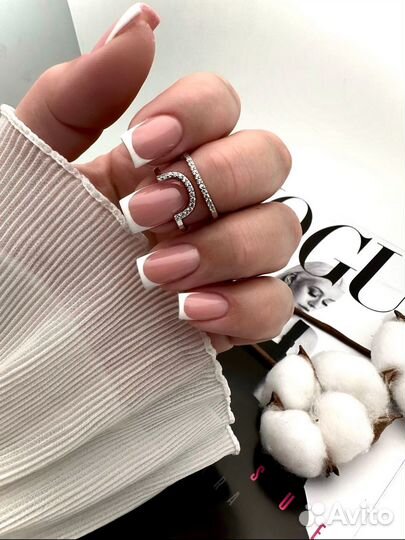 Маникюр гель лак наращивание ногтей