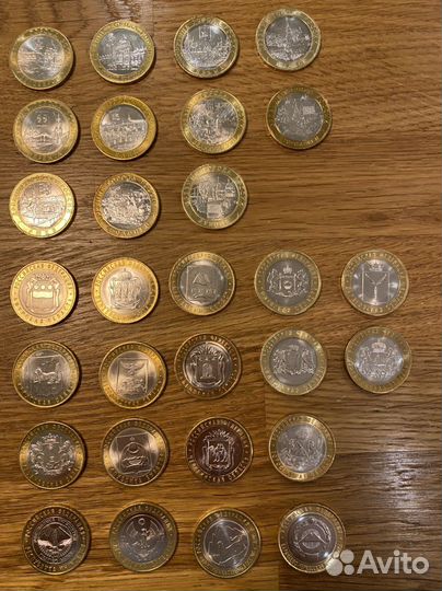 Монеты 10 5 25 1 рублей
