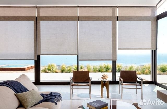 Рулонные шторы. Ткани из Европы и Турции