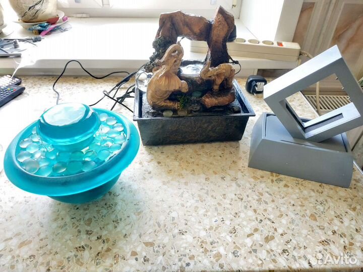 Фонтаны настольные