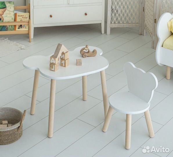 Комплект детской мебели стол и стульчик Мишка
