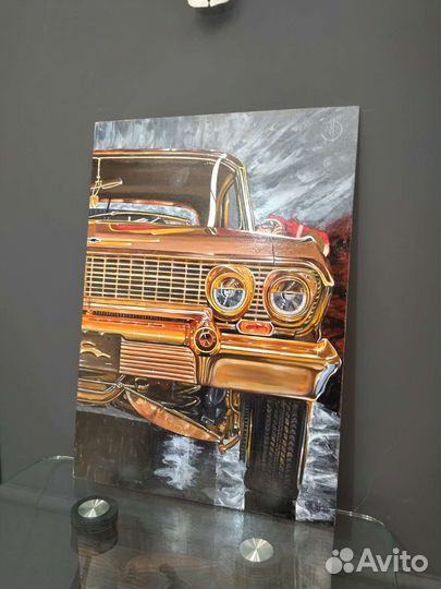 Картина акрилом на холсте