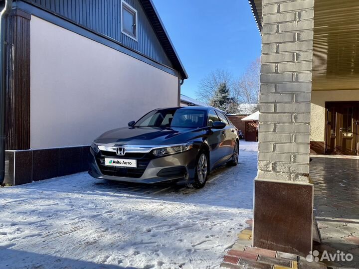 Honda Accord 1.5 CVT, 2018, 180 000 км