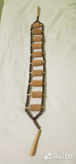 Массажер деревянный для спины и шеи