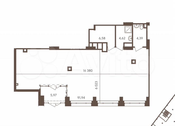 Свободного назначения, 114.5 м²