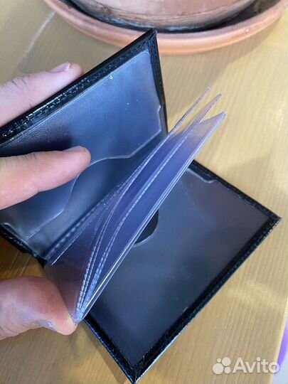 Черная обложка мвд с отделением для автодокументов