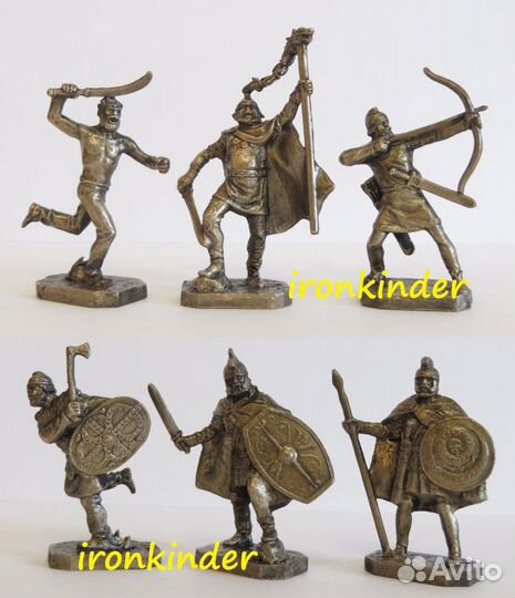 Солдатики из латуни, Тевтонцы, Индейцы, Самураи