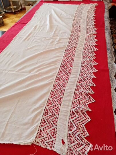 Подзор. Двойное кружево. Есть разрывы