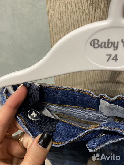 Джинсы для мальчика 74