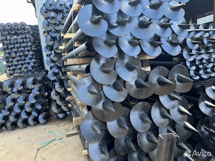 Монтаж винтовых свай