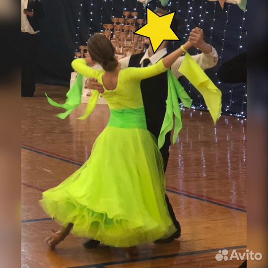 Платье для бальных танцев стандарт Ю-1