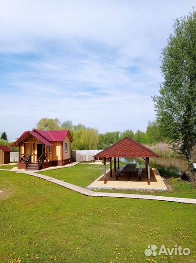 Беседка аренда отдых у реки