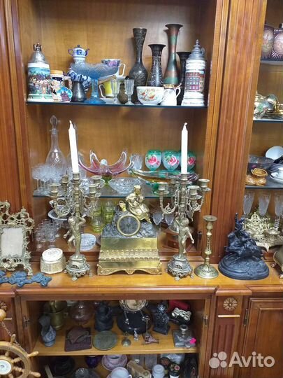 Вазы,конфетницы,часы бронза,лафетники, канделябры