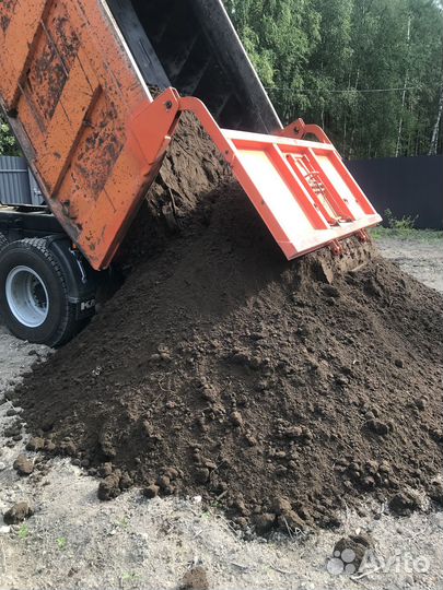 Песок, щебень, земля, грунт, с доставкой