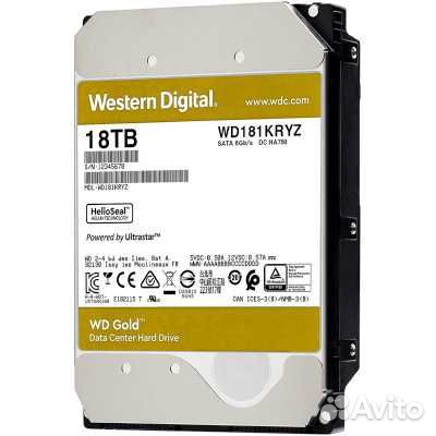 Жесткий диск WD Gold 18Tb WD181kryz - новый