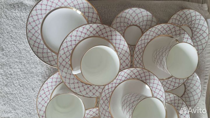 Кофейная тройка. Фарфор Сервиз. лфз. 1970ые