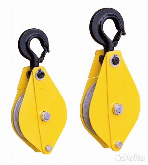 Блоки полиспасты ролики монтажные строительные