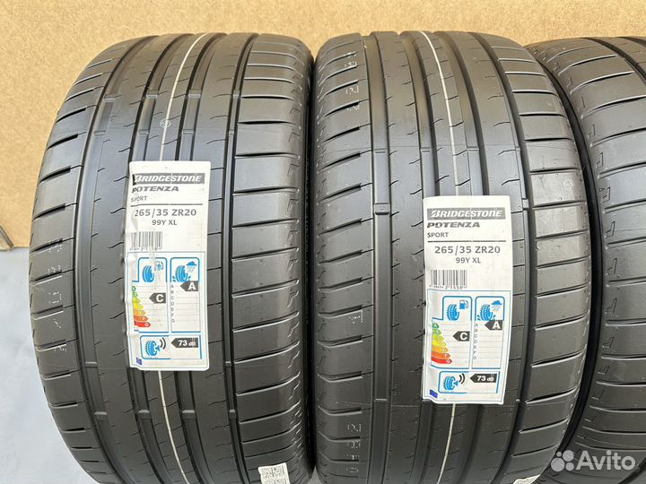 Bridgestone Potenza Sport 265/35 R20 и 295/30 R20