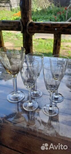 Фужеры хрустальные СССР