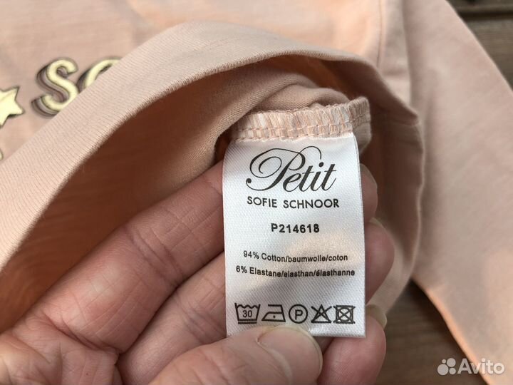 Лонгслив кофта для девочки 68 74 Дания