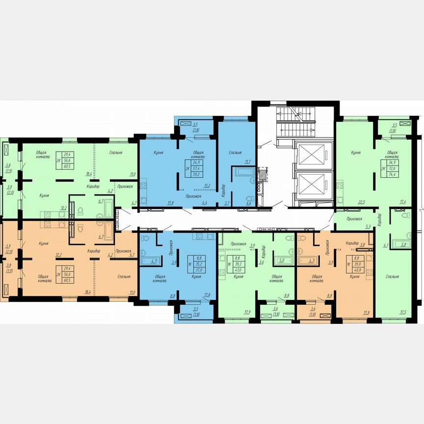1-к. квартира, 37 м², 17/17 эт.