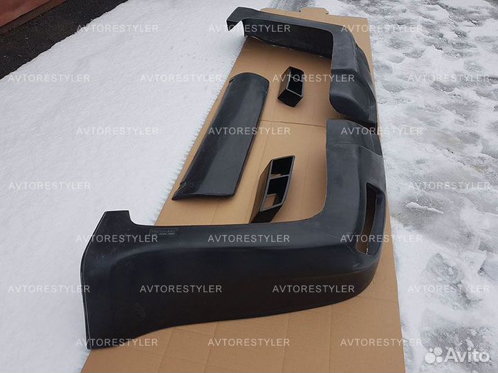 Накладка на задний бампер Range Rover Sport L320