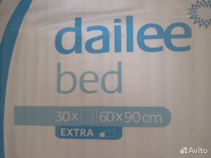 Пеленки dailee 60х90 одноразовые впитывающие