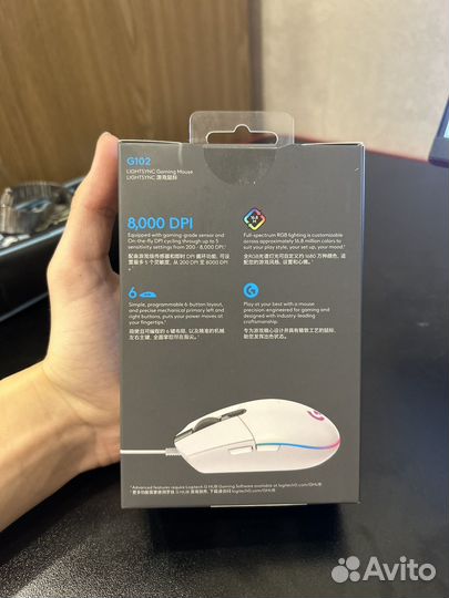 Игровая мышь logitech g102